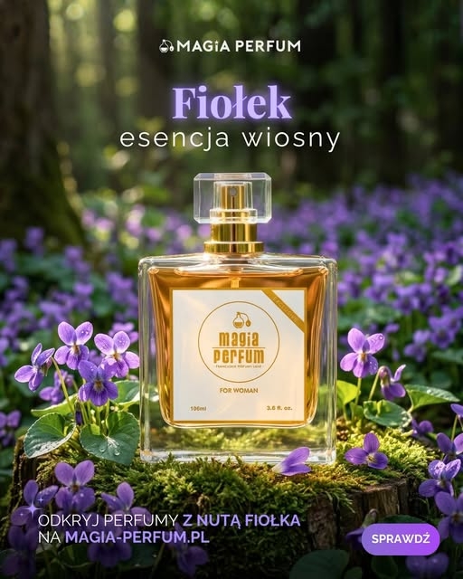 Fiołek wnosi do perfum lekkość i romantyczną delikatność